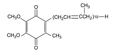 Coenzyme 10 Structural formula